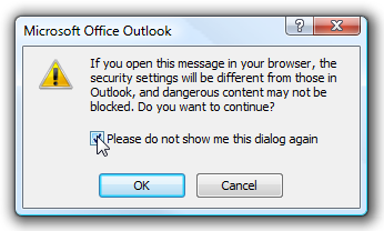 Security Dialog