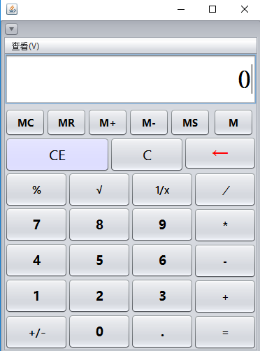 java 仿计算器_Java课程设计----仿Windows标准型计算器