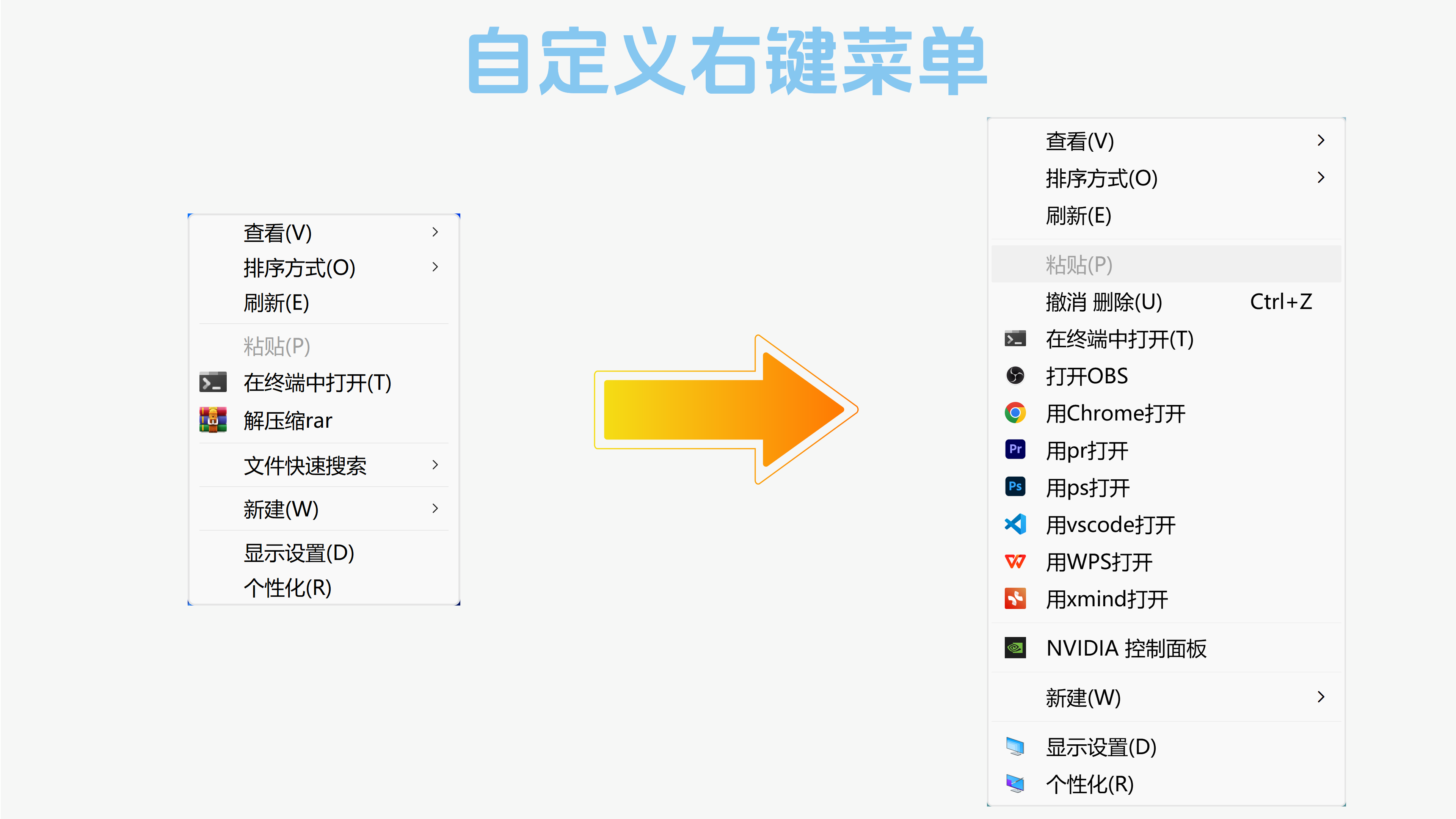 电脑的右键菜单也能自定义么？这篇文章教你如何实现_自定义_02