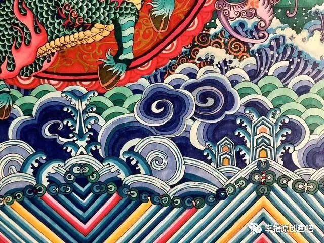 将组内元素的顺序进行翻转将中国传统绘画元素进行到底服装设计师孙圣