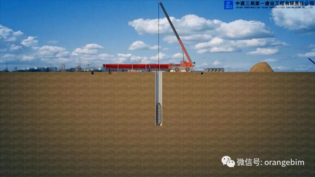 护壁桩嵌入深度_桥梁人工挖孔桩标准化工法动画演示