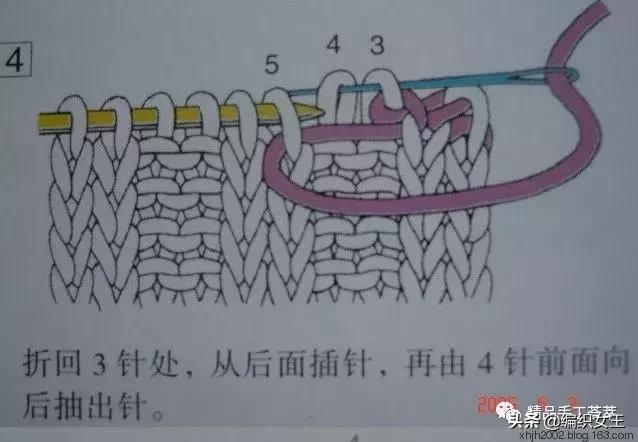 环形针圈织法图解图片