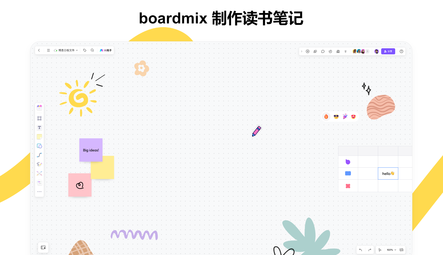 读书笔记软件boardmix