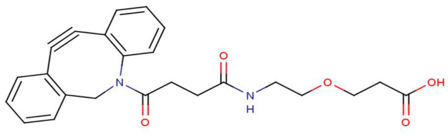 222857-38-1，DBCO-PEG1-acid带有亲水性PEG连接物和DBCO基团_dbco-peg