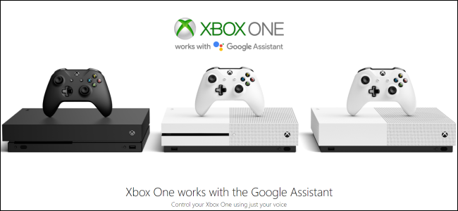 An Xbox One and Google Assistant