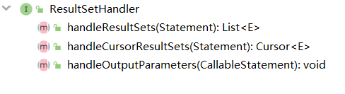 结果集处理器接口