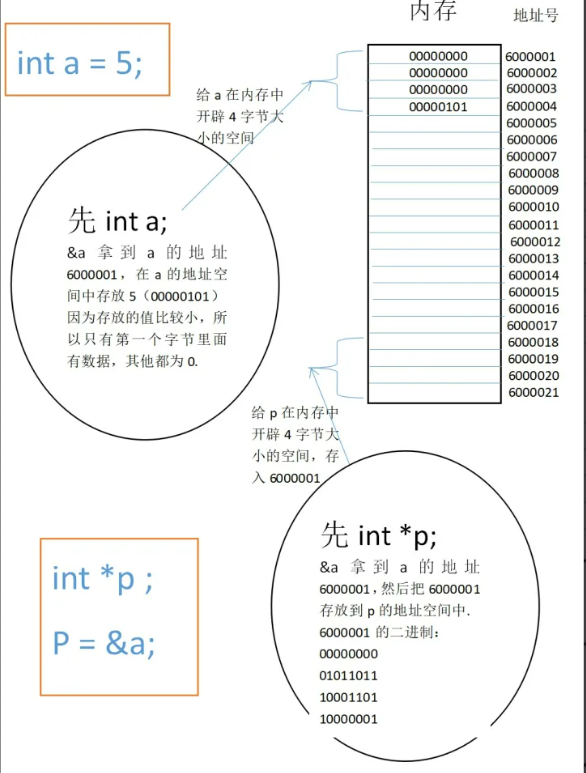 (指针内容)当你申请一个变量，在这期间内存会发生什么？