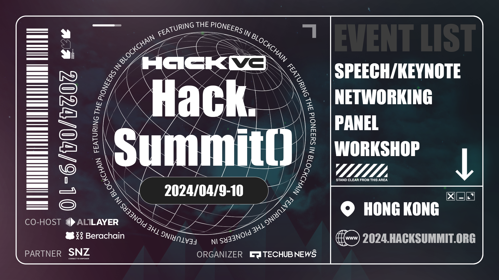 ABCDE联合创始人和普通合伙人BMAN确认出席Hack .Summit() 2024
