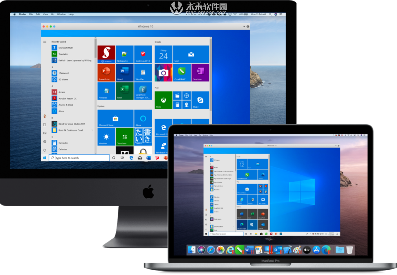 desktop for mac是一款运行在 mac 电脑上的极为优秀的虚拟机软件