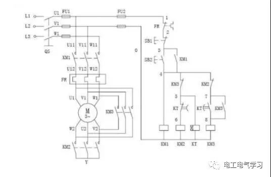 星三角正反接線實物圖星三角降壓啟動的三個接觸器你知道怎麼選擇嗎