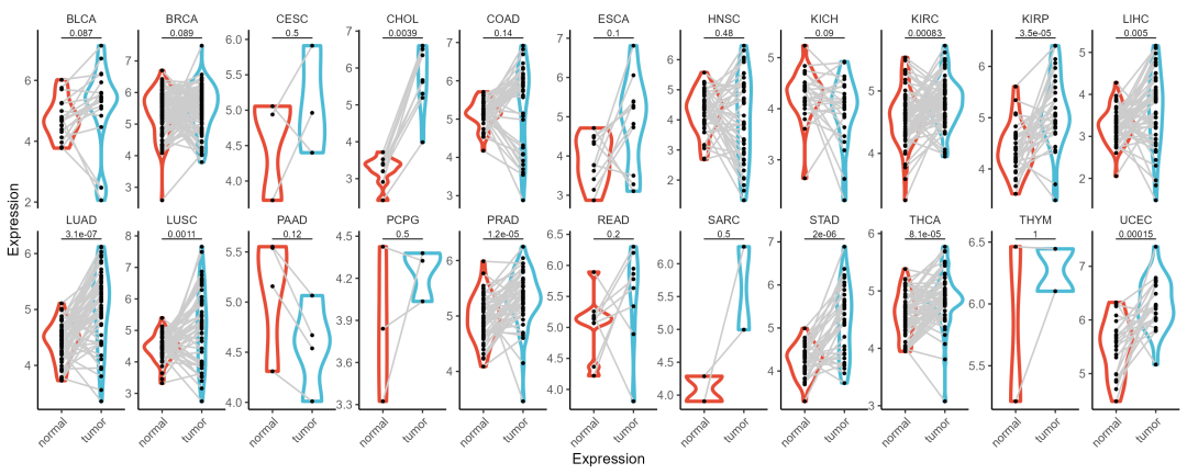 ggplot2/ggpubr包：绘制配对箱线图、配对小提琴图和配对点图_箱线图 ggplot 配对连线-CSDN博客