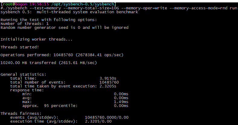 sysbench 压测 mysql_sysbench压测