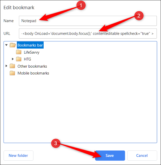 Input a name, the code provided, then click Save