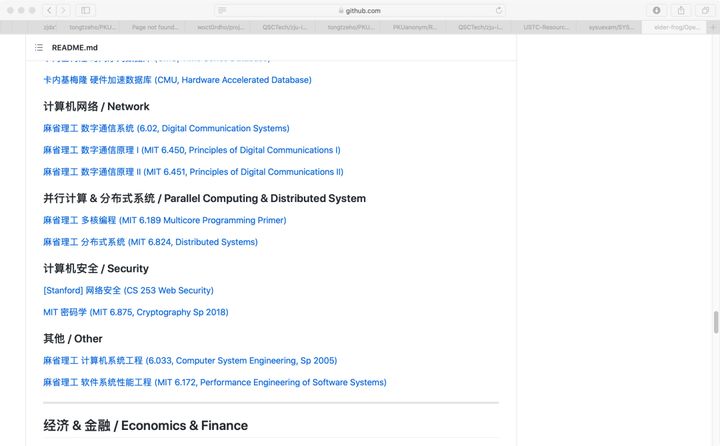 我在 GitHub 上读清华