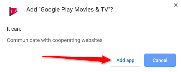 Review the permission, then click Add App