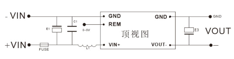 DCDC直流非隔离负高电压输出电源模块12V24V转0-负50v/-150v/-200v/-250v/-300v/-400v/-500v