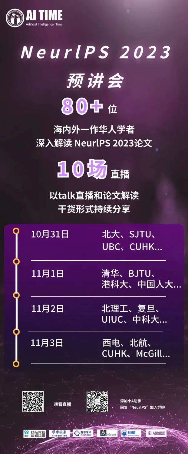 NeurIPS 2023预讲会即将开启，80位一作作者齐聚NeurIPS-CSDN博客