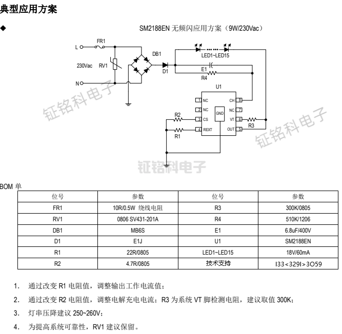 LED恒流驱动芯片SM2188EN：满足LED灯具出口欧盟所需的ERP能效认证标准和要求