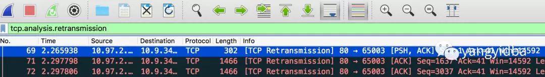 tcp retransmission wireshark causes