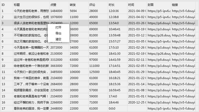 抖音短视频数据分析报告工具