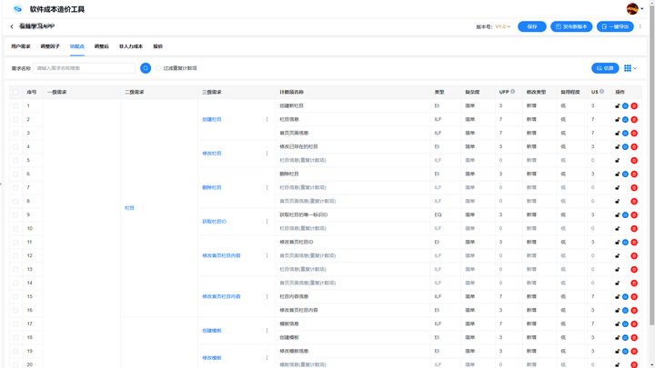 CoCode软件成本造价工具