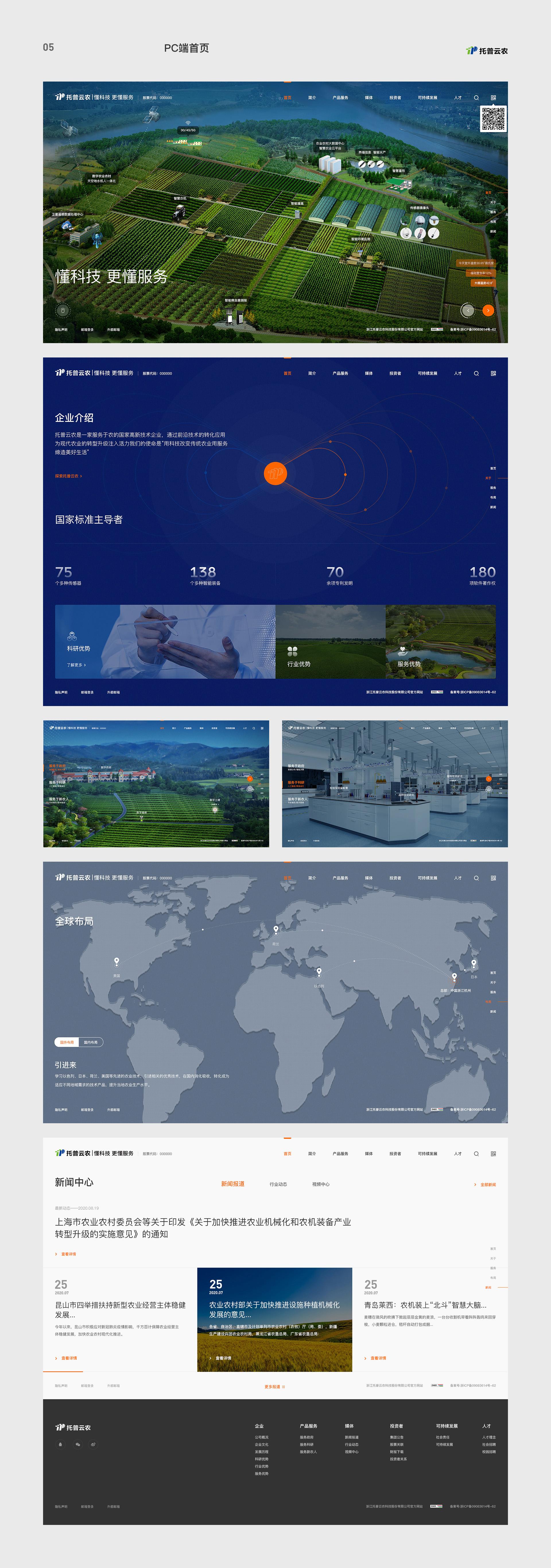 一组高端大气的网页ui,市场价不低于5万 吧.