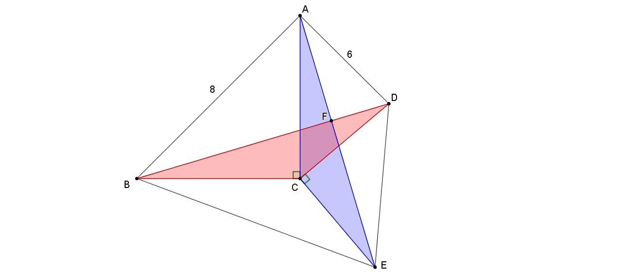 bd=ae∠cad=∠cba=45°∵ ∠cab=45°∴ ∠bad=90°根據勾股定理得