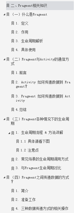 Fragment部分目录内容截图