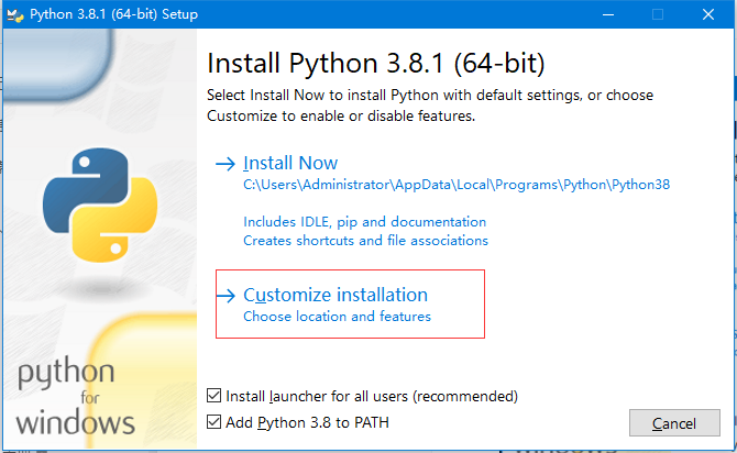python-3.8.1-amd64 下载及安装教程（附网盘资源链接）_python3.8安装包-CSDN博客