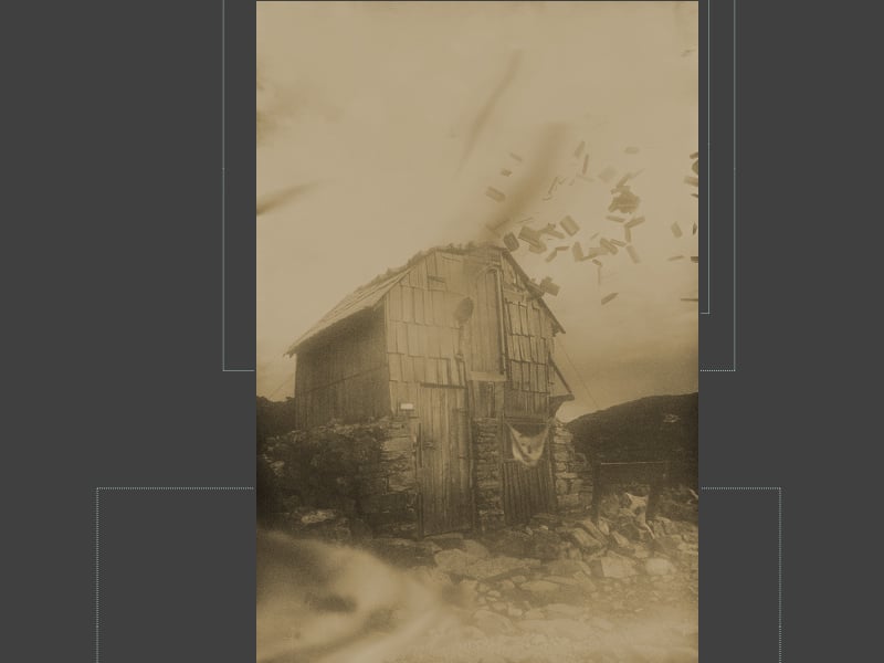 Graphic Tutorial: Create a Storm-Destroyed Cabin Using Photoshop, 3ds Max, and After Effects