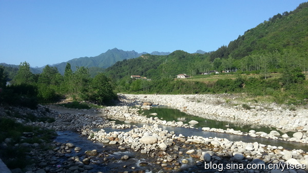 陕南引汉济渭水源地风景