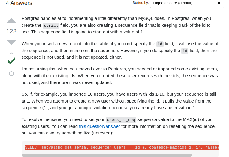 PostgreSQL Duplicate Key Understanding and Resolving Unique Constraint Violations - postgresqlduplicate key value violates unique constraint