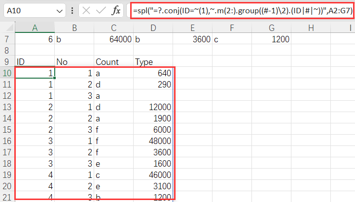 Excel 每 <span style='color:red;'>N</span> <span style='color:red;'>列</span>内容填成一<span style='color:red;'>行</span>