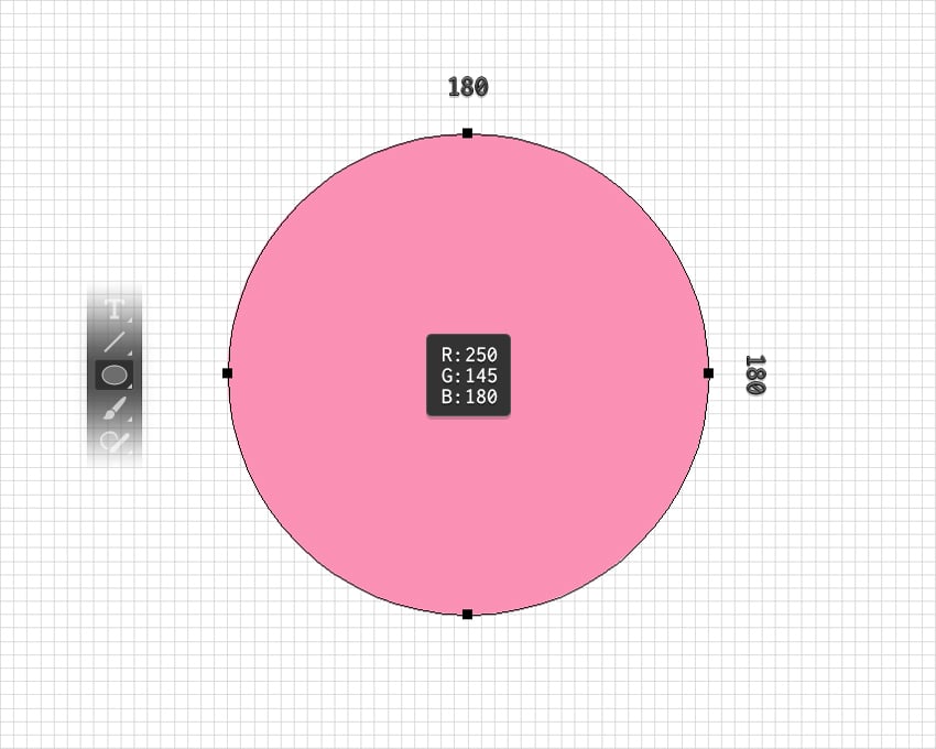 Create the pink circle