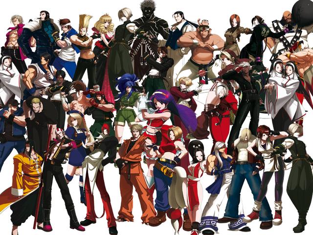 类似画师sakimichan_《拳皇》历代作品的监制画师,2001巨丑的画风始作