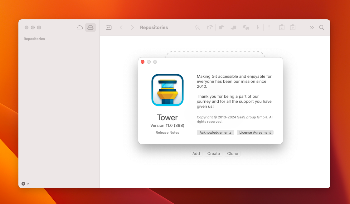 Tower PRO for Mac v11.0.398 - 强大的Git客户端