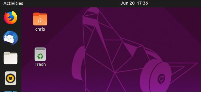 GNOME Shell desktop on Ubuntu 19.04