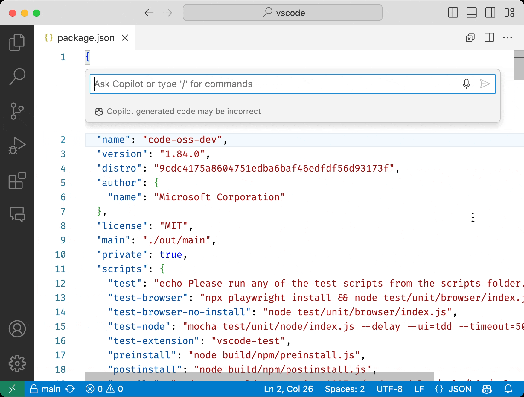 Speech to text in Visual Studio Code Chat