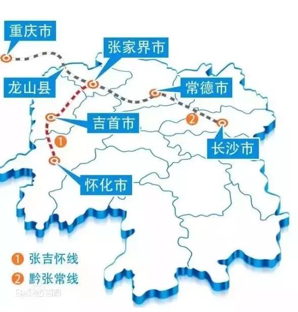 北起張家界市,經湘西土家族苗族自治州,南接懷化市,銜接黔張常,宜張