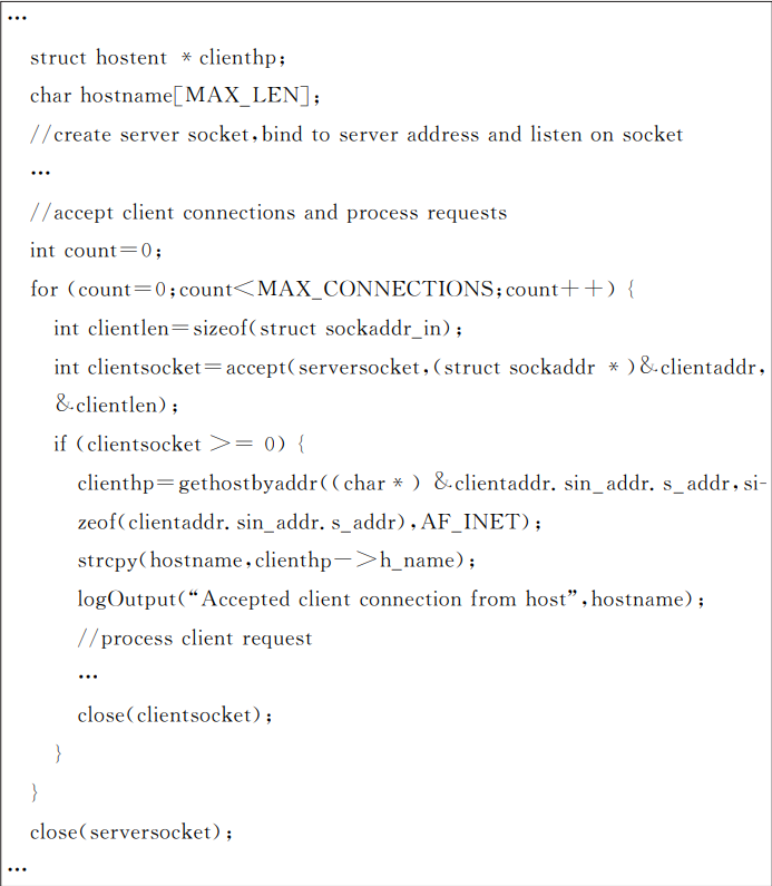 buffer overflow example