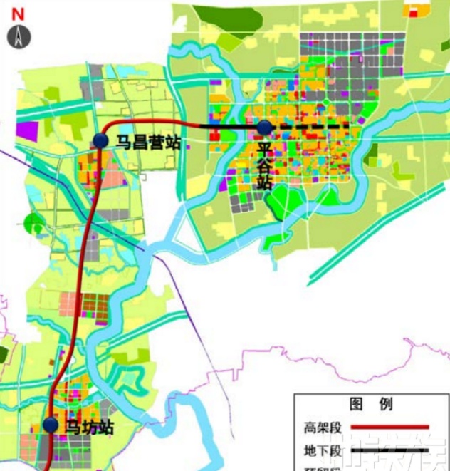 北京地铁21号线北京地铁22号线即平谷线全线21站具体位置确定了