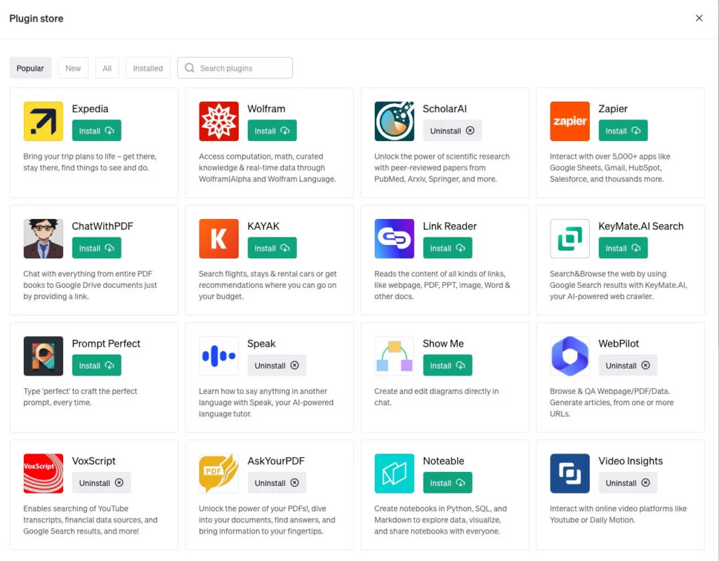 ChatGPT Plugins