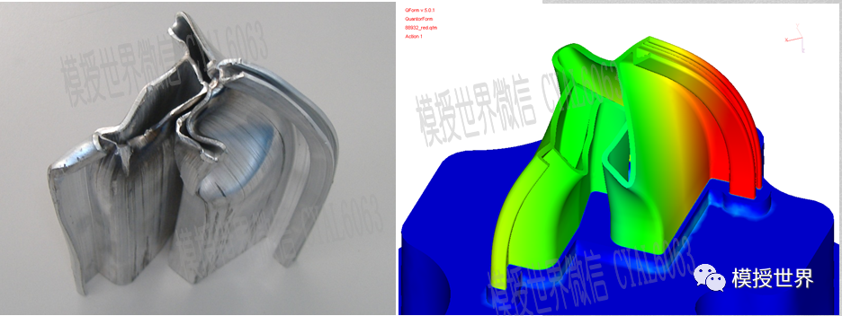 threejs加载模型挤压变形铝型材挤压模具模拟技术交流与应用