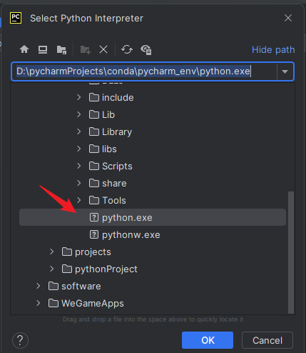 pycharm 使用conda虚拟环境