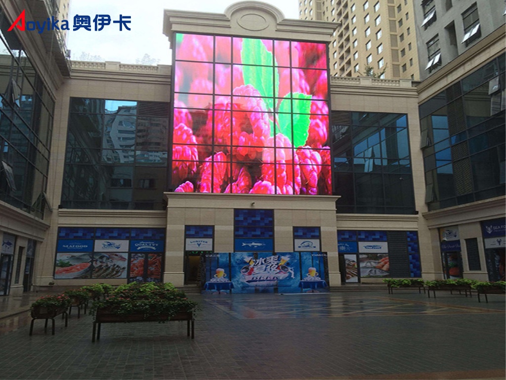 加负载后显示消失_如今在玻璃幕墙上安装透明led显示屏还有什么工程