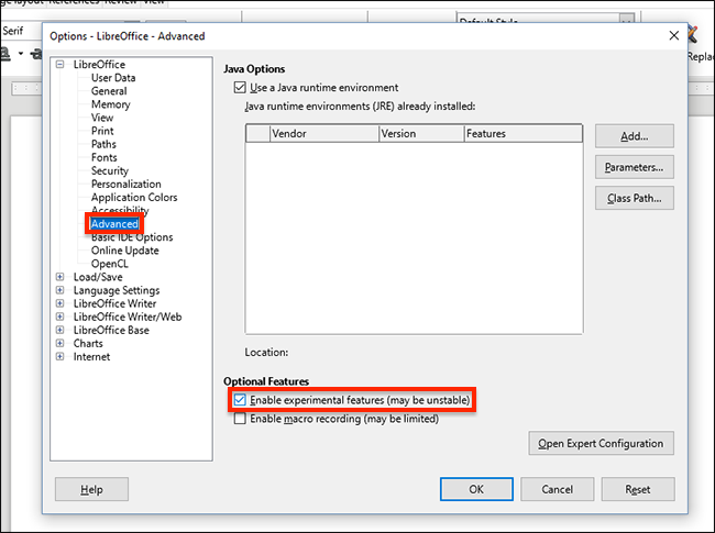 libreoffice_如何在LibreOffice中启用实验性的u201c Ribbonu201d界面_ 