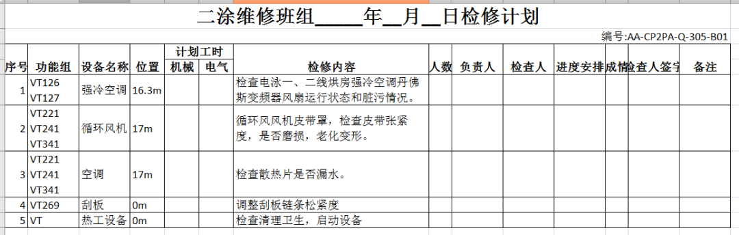 telnet到设备里 php_PHP自动生成设备周检修计划