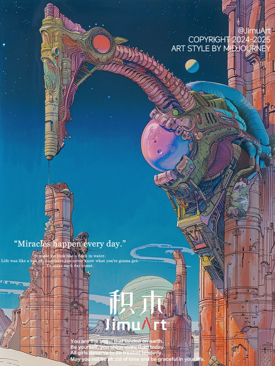 Midjourney每日艺术家分享｜By Moebius