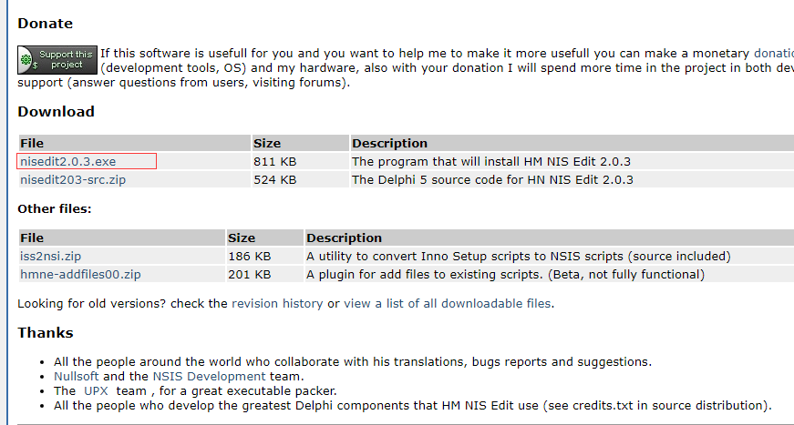 downloadNSISEdit