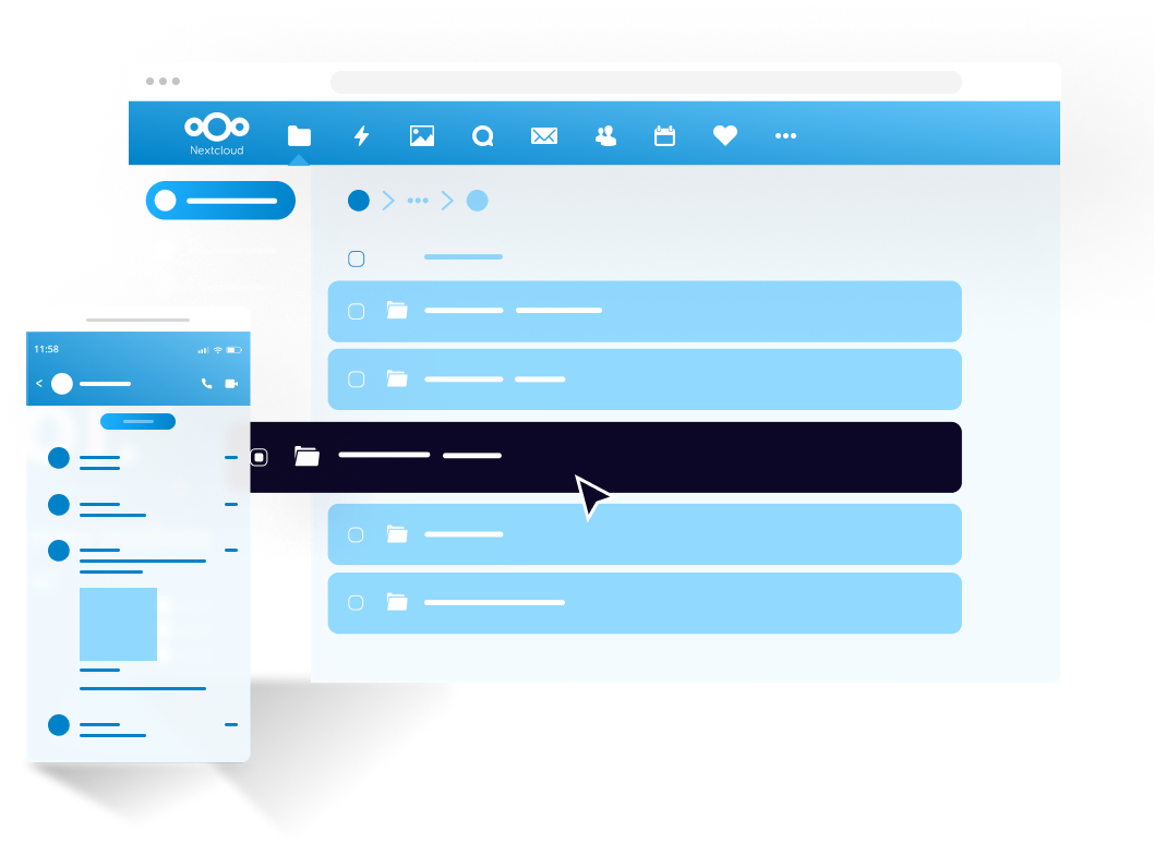 Nextcloud骨架屏